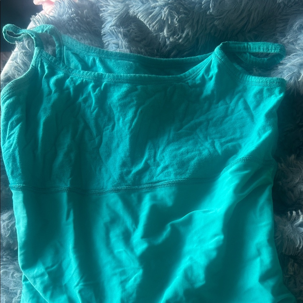 Teal Women's Intimate Bra: tank with cinched in waist